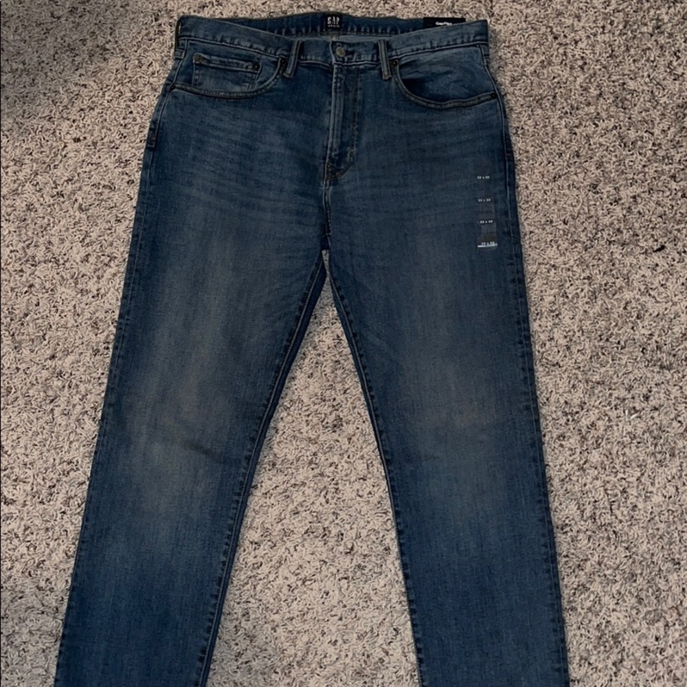 Brand New Gap Jeans Men Slim straight 33x30